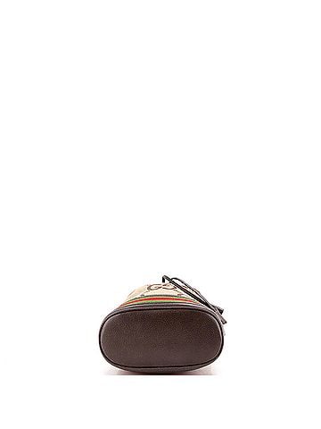 Gucci Ophidia Bucket Bag Jumbo GG Canvas with Leather Small (view 2)