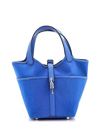 Hermès Cargo Picotin Lock Bag Canvas and Swift PM (view 1)