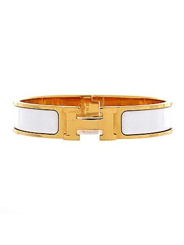 Hermès Clic H Bracelet Enamel Narrow (view 1)