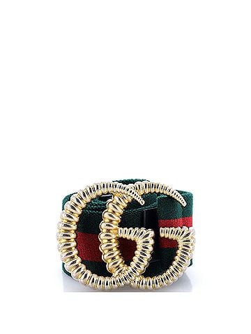 Gucci GG Torchon Web Belt Canvas Wide (view 1)
