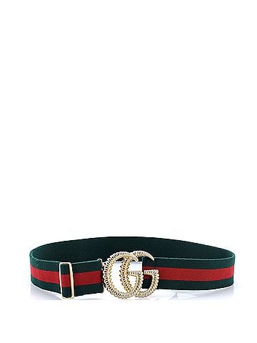 Gucci GG Torchon Web Belt Canvas Wide (view 2)