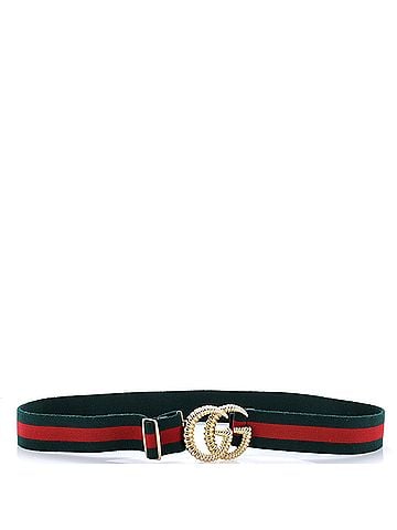 Gucci GG Torchon Web Belt Canvas Wide (view 2)