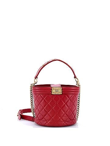 Chanel Boy Bucket Bag Quilted Calfskin Mini (view 1)