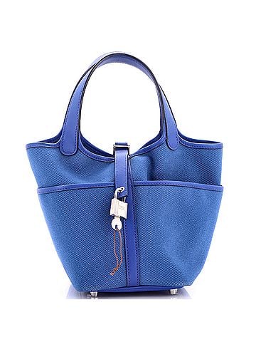 Hermès Cargo Picotin Lock Bag Canvas and Swift PM (view 1)
