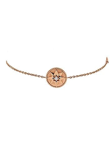 Christian Dior Rose des Vents Bracelet 18K Rose Gold with Diamond and Pink Opal (view 1)