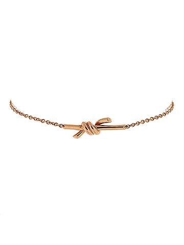 Tiffany & Co. Knot Chain Bracelet 18K Rose Gold (view 1)
