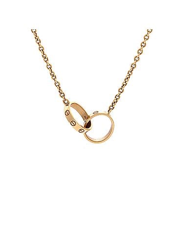 Cartier Love Interlocking Necklace 18K Yellow Gold (view 1)