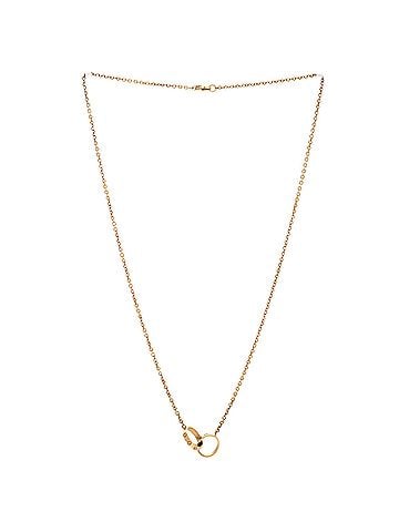 Cartier Love Interlocking Necklace 18K Yellow Gold (view 2)