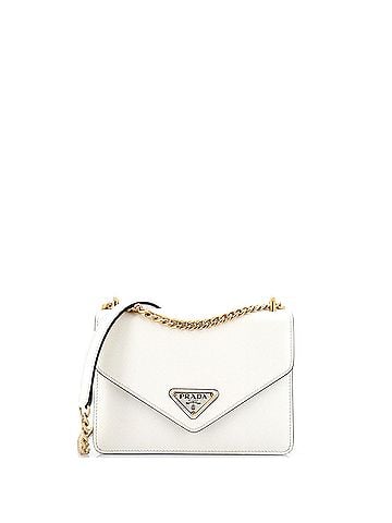 Prada Envelope Flap Chain Shoulder bag Saffiano Leather Small (view 1)