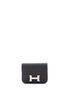 Hermès 100% Leather Black Constance Slim Wallet Epsom One size - photo 1