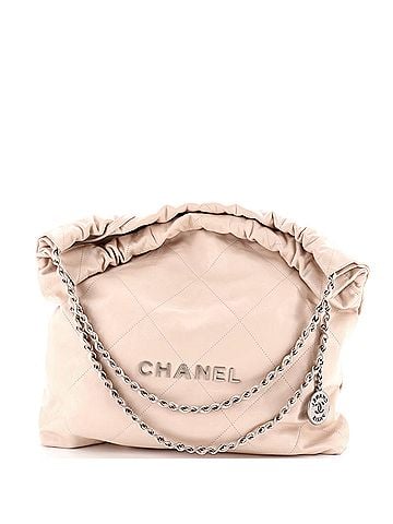 Chanel 22 Chain Hobo Quilted Calfskin Medium (view 1)