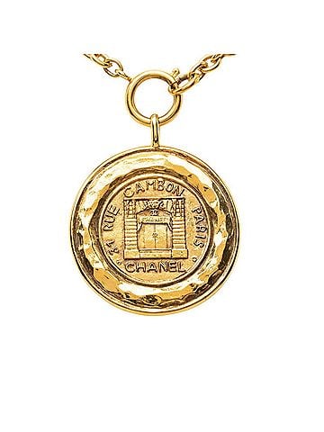 Chanel Chanel 31 RUE CAMBON Cambon Vintage Chain Necklace Gold Plated Women's CHANEL (view 1)