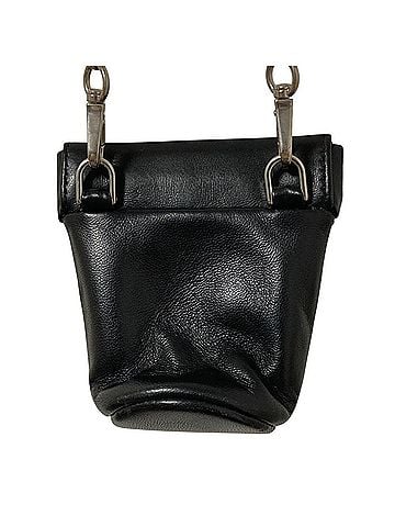 Prada PRADA Prada Nappa Leather Mini Necklace Pouch 1NR002 Black Women's (view 2)