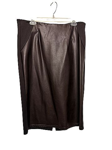Ellen Tracy Faux Leather Skirt (view 1)