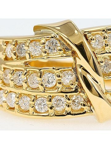 Unbranded 18K (18-karat) Yellow Gold Ring with 0.50ct Diamond, Total Weight 5.9g, Jewelry (view 2)