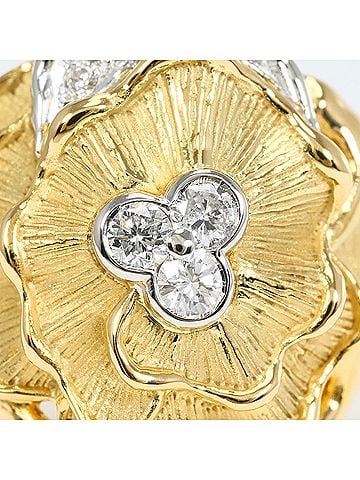 Unbranded PT900 Platinum 18K Yellow Gold Ring, 1 Diamond 0.29ct, Total Weight 11.2g, Jewelry (view 2)