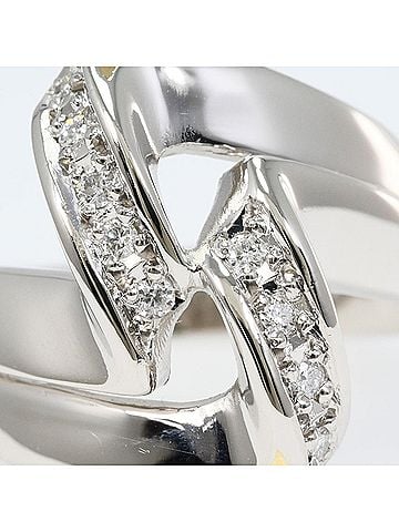 Unbranded PT900 Platinum 18K Yellow Gold Ring, 1 Diamond (0.09ct), Total Weight 9.1g, Jewelry (view 2)