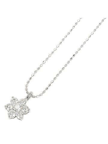 Unbranded K10 10K WG White Gold Necklace with 0.30ct Diamond, Total Weight 1.3g, 40cm, Jewelry (view 1)