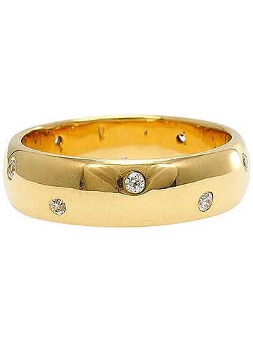 Unbranded 18K (18-karat) Yellow Gold Ring with Zirconia, Total Weight 8.2g, Jewelry (view 1)