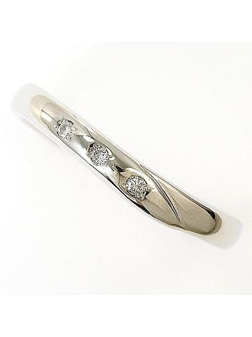 Unbranded PT950 Platinum Ring with 0.03ct Diamond, Total Weight 2.7g, Jewelry (view 1)