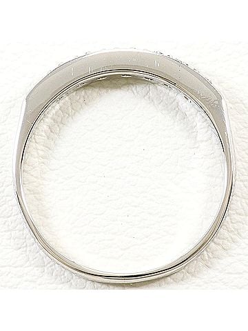 Unbranded PT900 Platinum Ring with 0.11ct Diamond, Total Weight 2.8g, Jewelry (view 2)