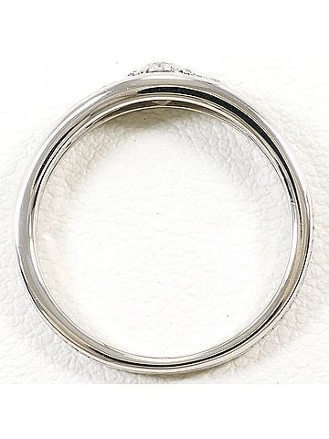 Unbranded PT900 Platinum Ring, 1 Diamond (0.189ct and 0.10ct), Total Weight 4.4g, Jewelry (view 2)