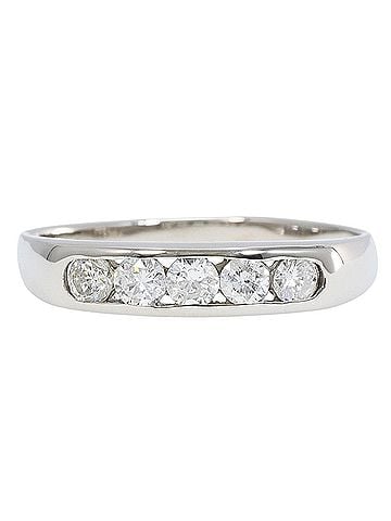 Unbranded PT900 Platinum Ring with 0.50ct Diamond, Total Weight 3.7g, Jewelry (view 1)