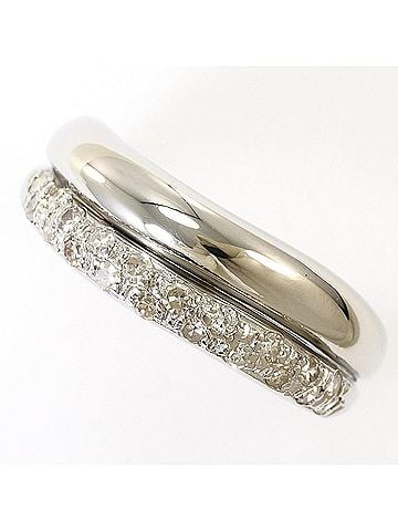 Unbranded PT900 Platinum Ring with 0.18ct Diamond, Total Weight 3.4g, Jewelry (view 1)