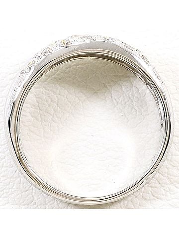 Unbranded PT900 Platinum Ring with 0.18ct Diamond, Total Weight 3.4g, Jewelry (view 2)