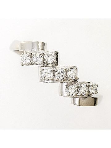 Unbranded PT900 Platinum Ring, 1 Diamond, 0.28ct, Total Weight 4.0g, Jewelry (view 1)