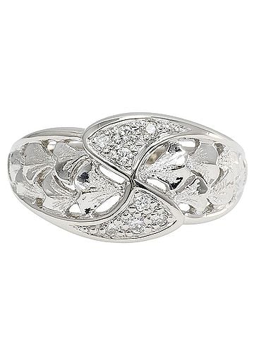 Unbranded PT900 Platinum Ring, 1 Diamond (0.10ct), Total Weight 5.9g, Jewelry (view 1)