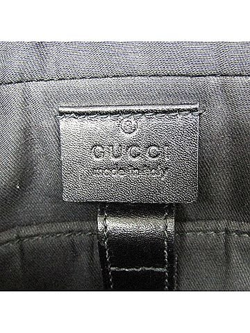 Gucci Bright Convertible Diamante Leather Black Leather Briefcase Bag (view 2)