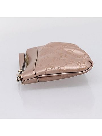 Gucci Heart Wristlet ssima Leather Pink Leather Clutche &amp; Pouche Bag (view 2)