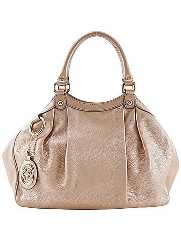 Gucci Sukey Leather Metallic Leather Tote Bag Bag (view 1)