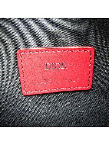 Dior World Tour Zip Messenger Oblique Galaxy Leather Red Leather Clutche &amp; Pouche Bag (view 2)