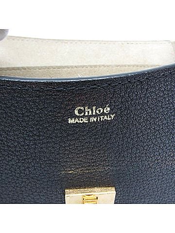 Chloé Drew Leather Black Leather Crossbody Bag Bag (view 2)