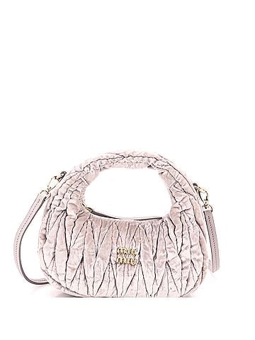 Miu Miu Wander Hobo Matelasse Velvet Mini (view 1)