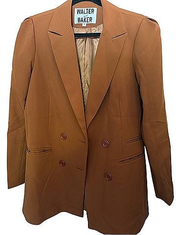 Walter Baker Double-Breasted Blazer Jacket (view 1)