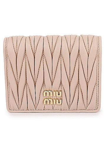 Miu Miu Nap Leather Bifold Wallet (view 1)
