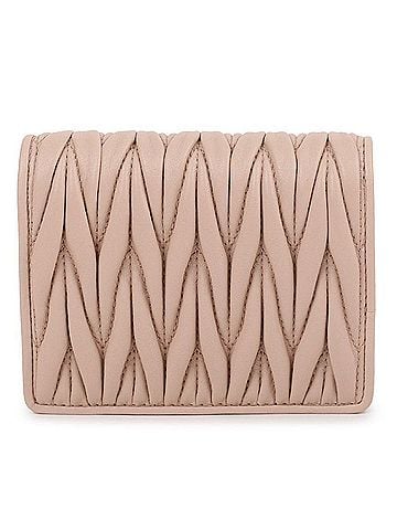 Miu Miu Nap Leather Bifold Wallet (view 2)