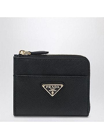 Prada Small Saffiano Leather Zip Wallet (view 2)