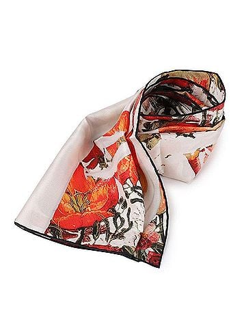 Alexander McQueen Floral Skull Scarf (view 2)