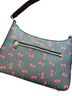 Guess Floral Black Red Leather Shoulder Bag One size - photo 3