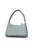 Guess Floral Black Red Leather Shoulder Bag One size - photo 2