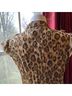 Allison Taylor 100% Polyester Animal Print Tan Gold Brown Black Sleeveless Blouse Size M - photo 5