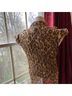 Allison Taylor 100% Polyester Animal Print Tan Gold Brown Black Sleeveless Blouse Size M - photo 4