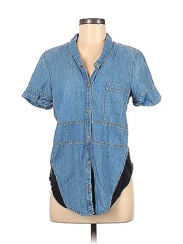 Helmut Lang Helmut Lang Short Sleeve Blouse (view 1)