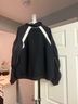 Free People Black White Jacket Size XL - photo 3