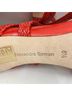 Alexandre Birman 100% Leather Red Gold Heels Size 6 1/2 - photo 9