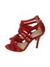 Alexandre Birman 100% Leather Red Gold Heels Size 6 1/2 - photo 12